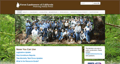 Desktop Screenshot of forestlandowners.org